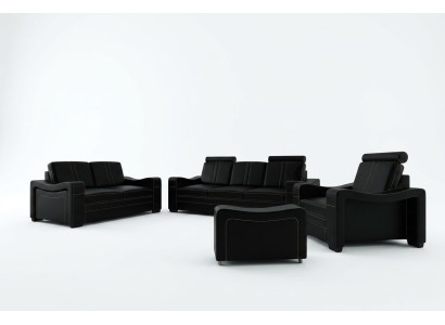 Leather Sofa Design Sofa Living Room Set 3+2+1 Sofa Couch Suite Upholstered Set