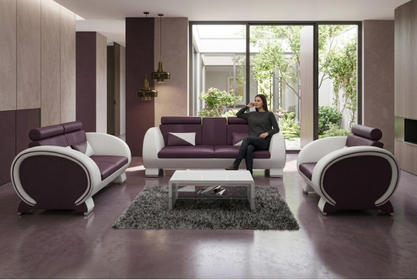 Sofa set 3+2+1 fabric couch design sofa living landscape upholstery set textile