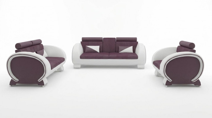 Sofa set 3+2+1 fabric couch design sofa living landscape upholstery set textile