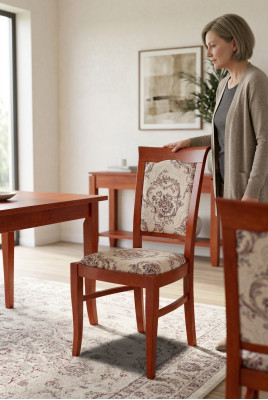 Solid wood chair dining chair designer leather chair chairs dining chairs K13