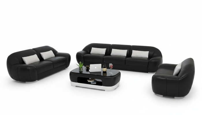 Leather Sofa Couch Living Landscape Corner Sofa Corner Suite Modern Sofa Design