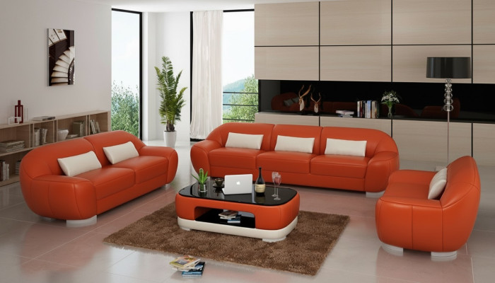 Leather sofa couch living landscape corner sofa corner suite sofa modern design