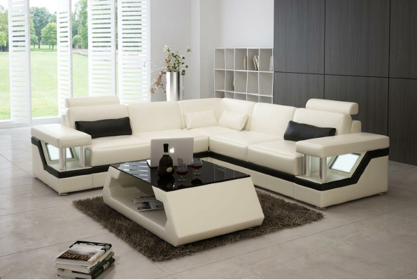 Sectional corner sofa XXL big couch upholstery suite corner sofas U-shaped sofas