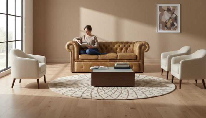 Chesterfield Designer Sofa Couch Upholstery Suite 3-Seater Napoli Sofas Furniture
