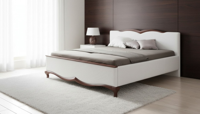 Chesterfield Bed Textile Fabric Beds Marriage Double Bed Upholstered Bedroom