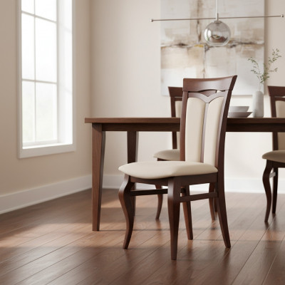 Solid wood genuine handcrafted classic chairs dining chair Model Mi2
