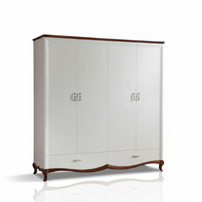 Solid wood real wood handcrafted classic cabinets wardrobe wall unit MI-4D new