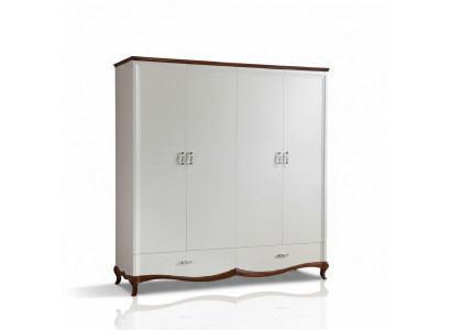 Solid wood real wood handcrafted classic cabinets wardrobe wall unit MI-4D new