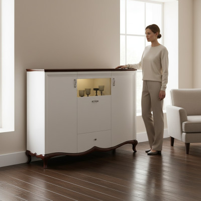 XXL Designer Bar Dresser Glass Cabinet Dressers Wardrobe Big New Dresser MIKBD
