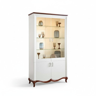 Solid wood real wood handmade classic display cabinet showcase MIW2