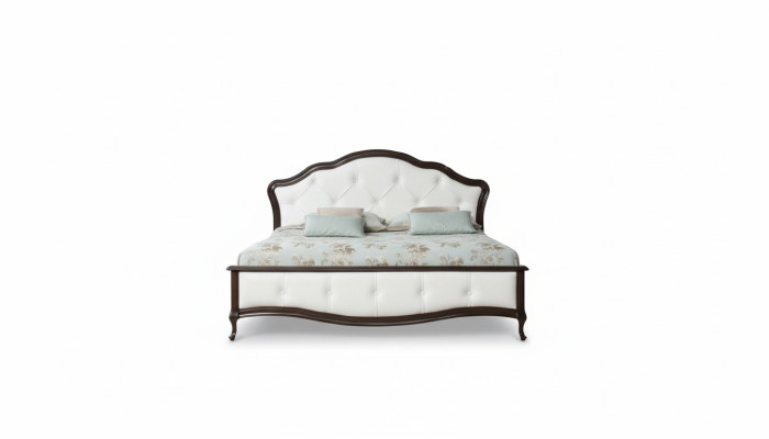 Bed, double bed, double bed, leather bed, double beds, genuine leather, full leather.