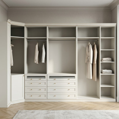 Element Model V2D-10 for Walk-In Closet Wardrobe Italian Furniture