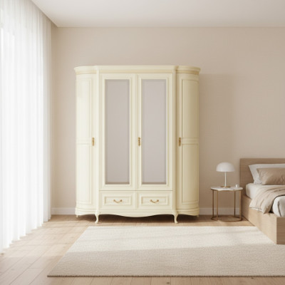 Classic cabinets closet wall unit wardrobe - Model V-Schrank-4D-G