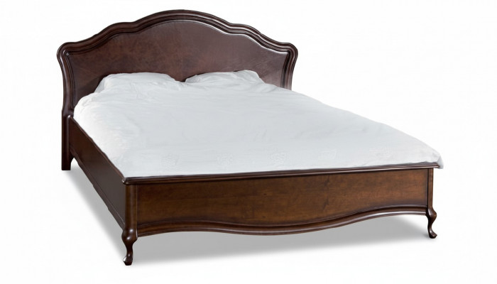 Bed, marital bed, Chippendale double bed, king bed, colonial bedroom model V-P-N