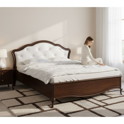 Bed, double bed, Chippendale classic king bedroom - Model V-T