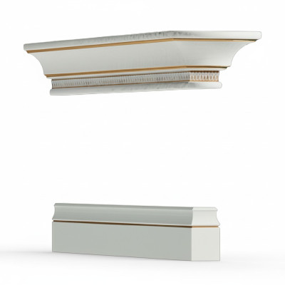 Walk-in element of wardrobe cabinet crown base for cabinets Verona