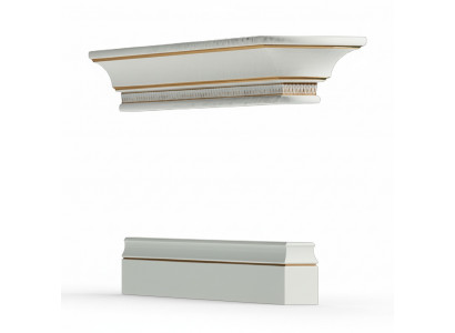 Walk-in element of wardrobe cabinet crown base for cabinets Verona