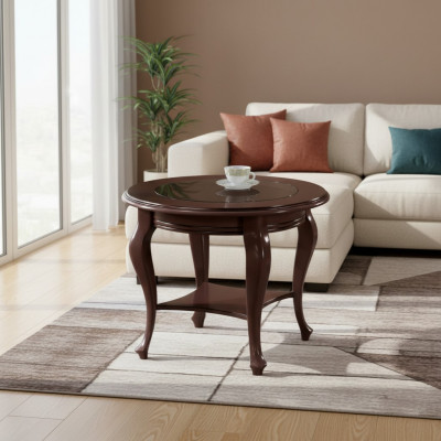Round table, table, coffee table, tables, solid wood, solid wood, side table, new V-5A