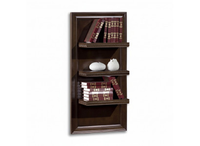 Living Room XXL Bookshelf Solid Wood 131cm Shelf Rack Shelves CD DVD Books