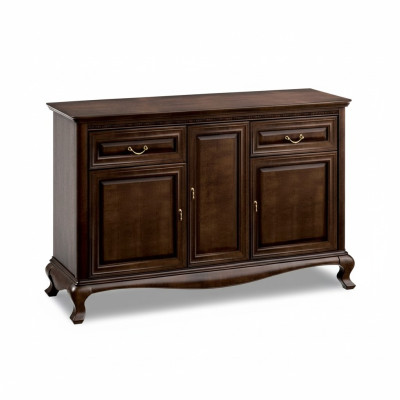 Classic chest of drawers, genuine wood, wooden cabinet, solid wood, handcrafted V-K3M