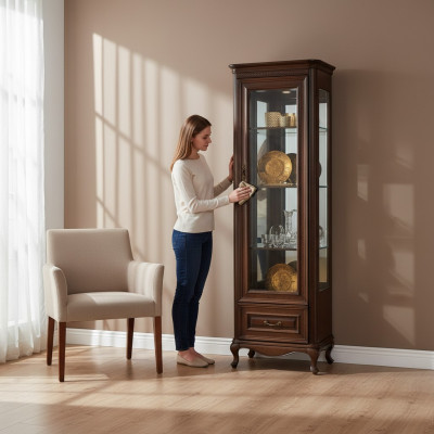 Classic display cabinet living room display cabinet vitrines new VW1/2 showcase