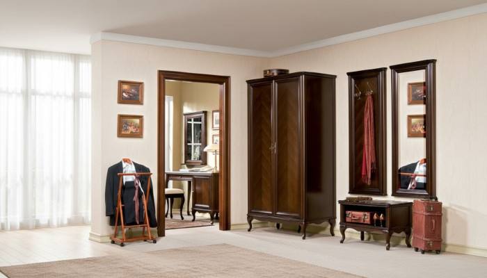 Hallway Wardrobe Set Real Wood Hall Wall Wardrobe Italian Furniture Wardrobe