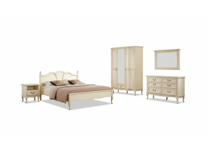 Bedroom set bed dresser wardrobe nightstand Italian furniture new