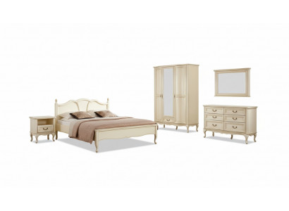 Bedroom set bed dresser wardrobe nightstand Italian furniture new
