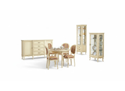 Classic dining room sideboard table chairs showcase King Chippendale Wersal1