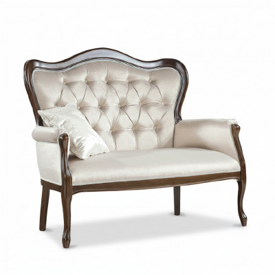 Chippendale Sofa Couch Upholstered Bench Seating Bench 3-Seater Sofa Couch Model W-2