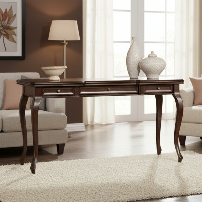 Classic table, secretary desk office table wood antique style Italian furniture