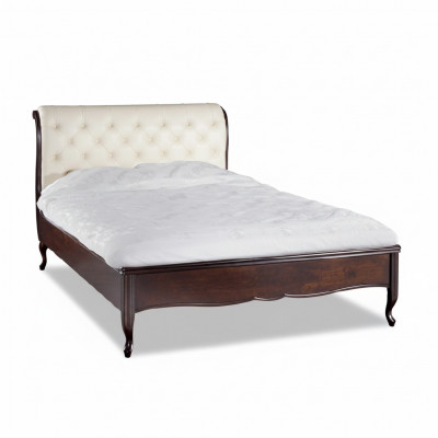 Chesterfield bed, beds, double bed, marital bed, Italian furniture, wood, leather, textile