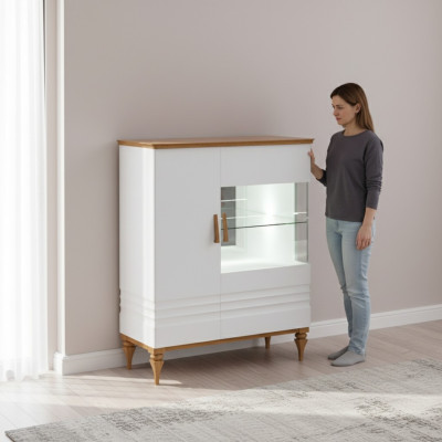 Modern display cabinet living room high cabinet hotel showcase Aspen AS-W12