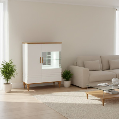 Modern display cabinet living room high cabinet hotel showcase Aspen AS-W12