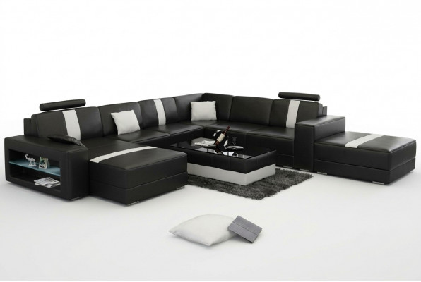 Leather sofa corner sofa sofa couch design seating upholstery suite living area