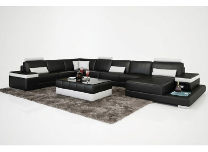 Design XXL leather sofa "Premium Comfort" with high-quality faux leather