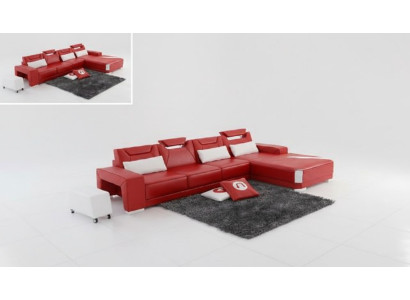 Living Landscape Upholstered Corner Corner Sofa Couch Suite Landscape Leather PH739B New