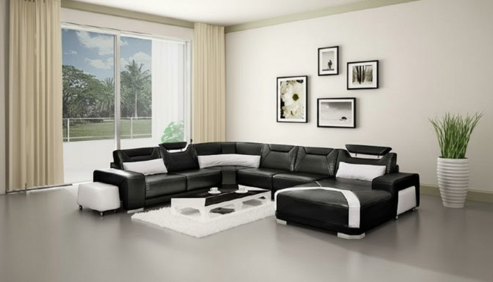 Sectional Upholstered Living Landscape Couch Sofa Living Landscape U-Shape Seat Corner PH739C