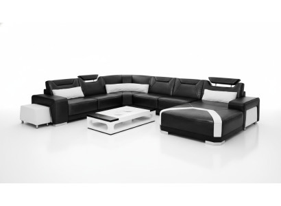 Sectional Upholstered Living Landscape Couch Sofa Living Landscape U-Shape Seat Corner PH739C