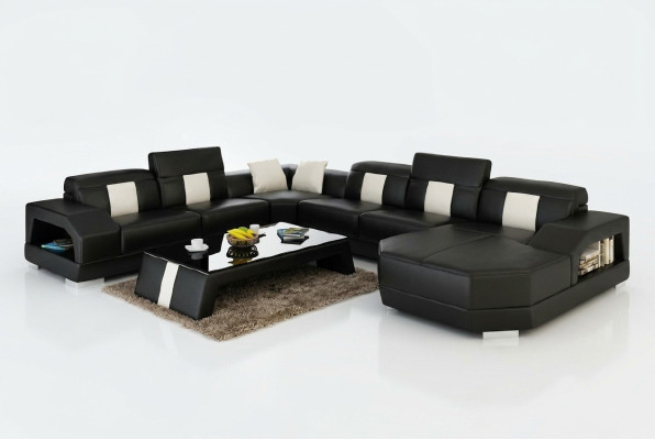 Living room landscape couch upholstery corner set designer leather sofa
