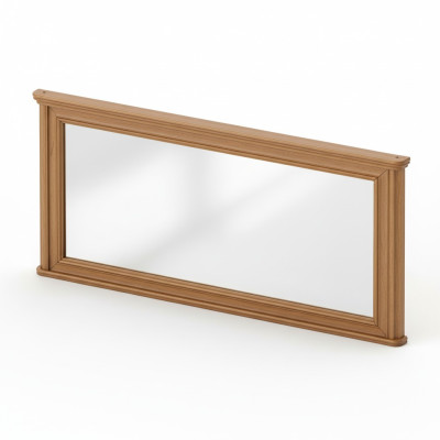 WALL MIRROR WOOD-FRAMED MIRROR FRAME RECTANGULAR MIRROR DESIGNER Prato PR-L1