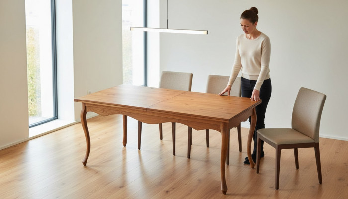 Wooden table wood handmade classic tables table dining table - Model PR-2