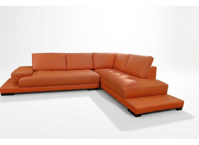 Living room landscape upholstered corner corner sofa couch set landscape leather new 1060