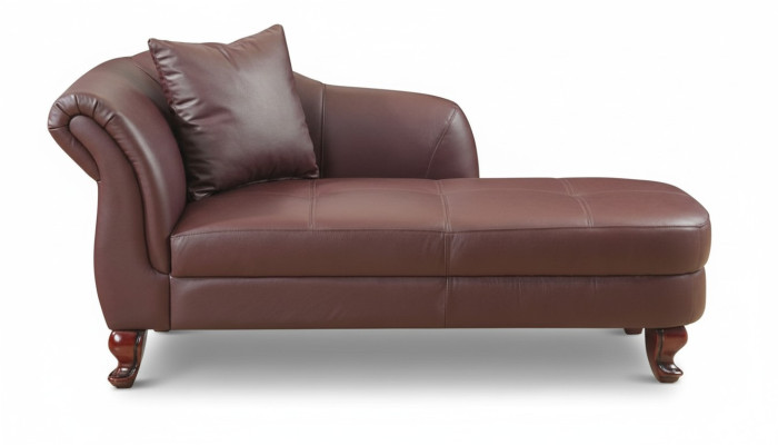 Lounge Liège Ottoman Upholstered Sofa Office Relax Leather Chaise Longue New 1672