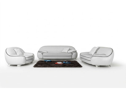Sofa Set Couch Upholstery Sofa Set 3+2+1 Leather Couches Sofas Complete 2705