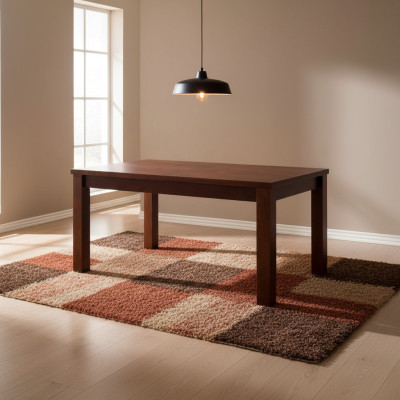 Table Dining Table Wooden Table XXL Conference Table 70X120cm Extendable 120X160cm