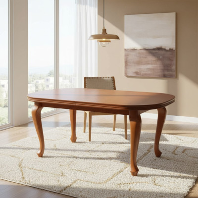 Table Dining Table Wood Table XXL Conference Table 90X200cm Extendable 200X280cm