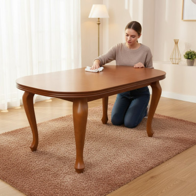 Table Dining Table Wooden Table XXL Conference Table S13 90x160cm Extendable