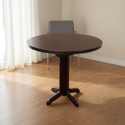 Table Dining Table Wooden Table XXL Conference Table Radius 90 + 35 CM