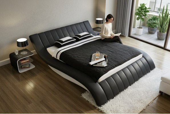 UPHOLSTERED BED LEATHER BED BED BED MODEL S-9275 160/180/200X220CM